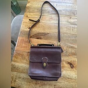 Coach Vintage Willis Leather Bag 9927 Circa 1980-1994